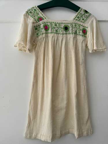 Vintage dead stock cotton embroidered top