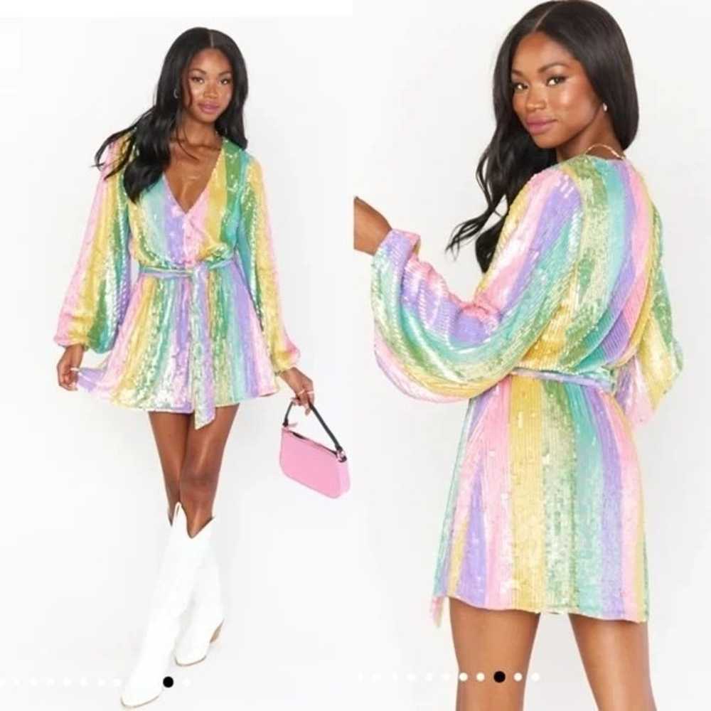Show Me Your Mumu Wear Me Out Dress in Rainbow St… - image 10