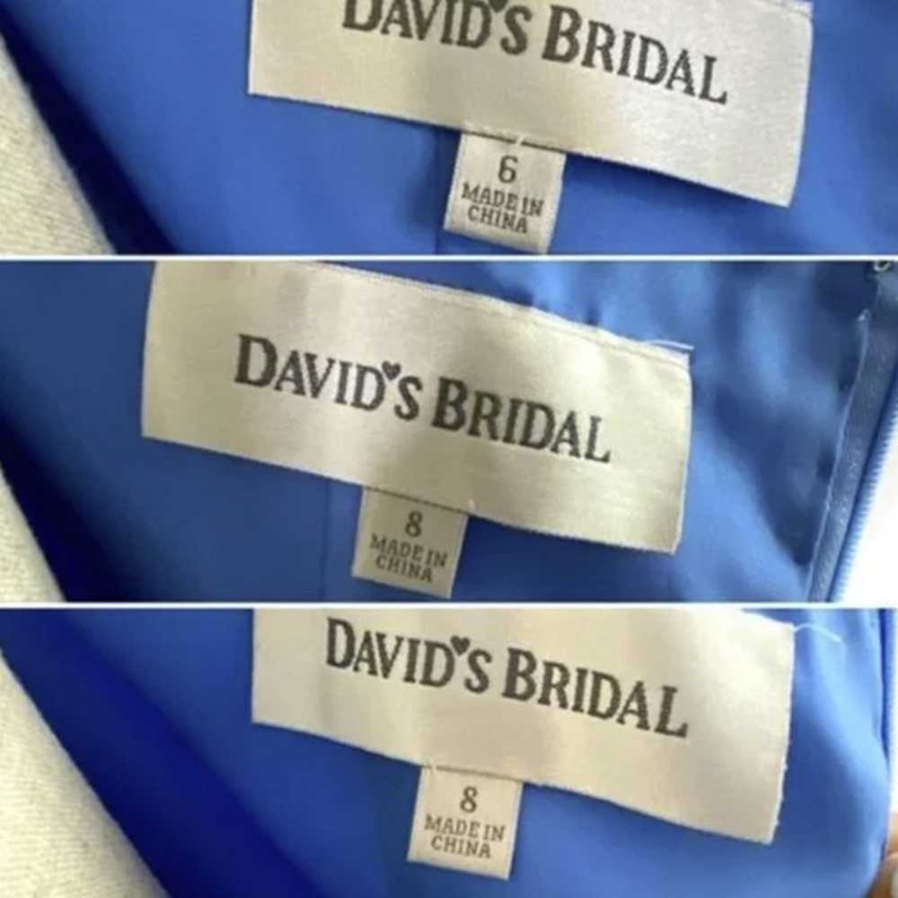 David's Bridal Lot of three bridesmaids dresses - image 3