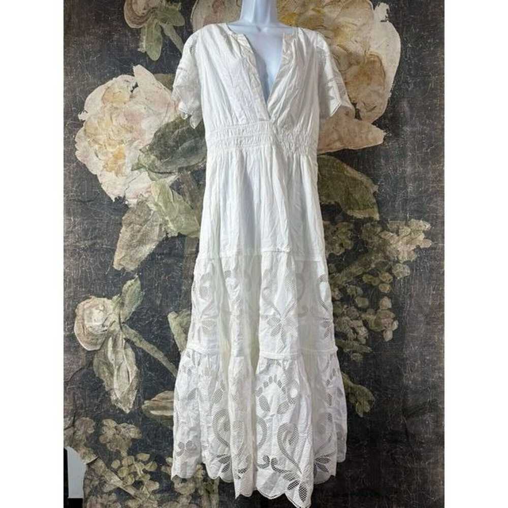 New Anthropologie The Somerset Maxi Dress Cutwork… - image 10