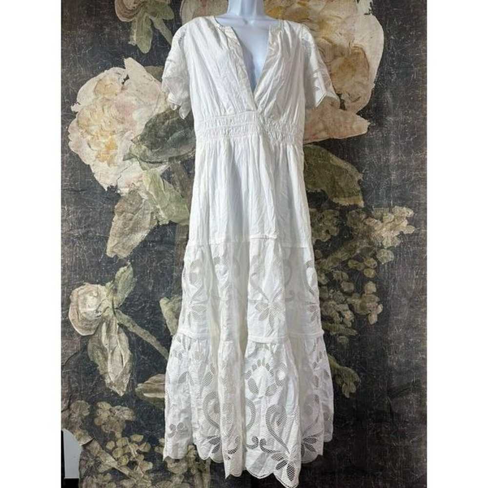 New Anthropologie The Somerset Maxi Dress Cutwork… - image 11