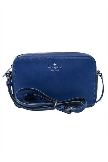 Kate Spade - Navy Refined Leather "Sienna" Crossbo