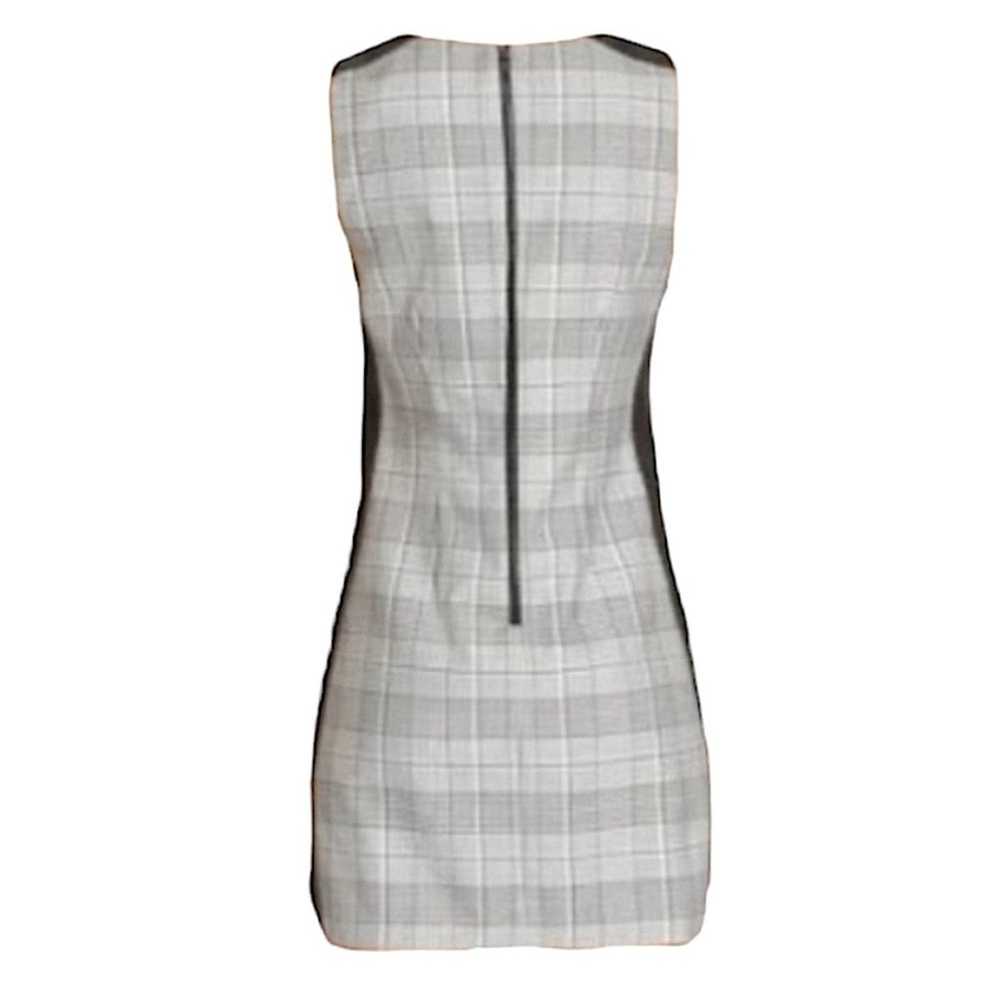 Alice + Olivia Plaid Dress in Black and White | S… - image 2