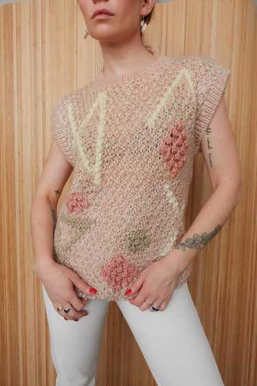 Vintage Hand Knitted Sweater Vest