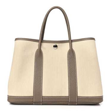 HERMES Twill D Negonda Garden Party 30 TPM Tote Be