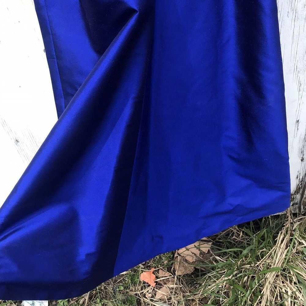 Marisa Baratelli Egyptian Blue Thai Silk Formal E… - image 9