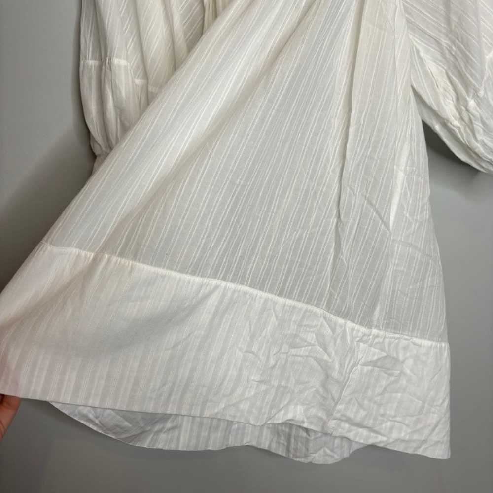 Vintage Chloé White Poplin Cotton Mini Dress - image 11