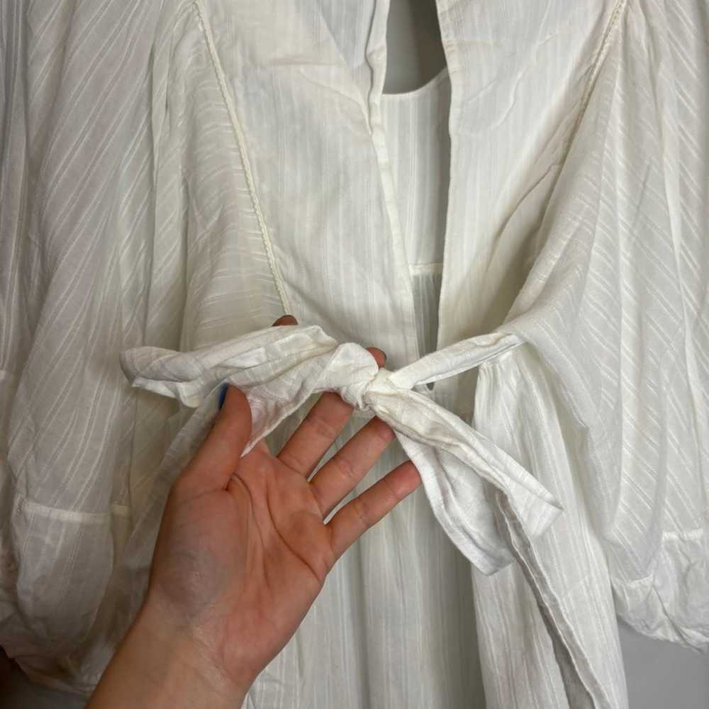 Vintage Chloé White Poplin Cotton Mini Dress - image 6