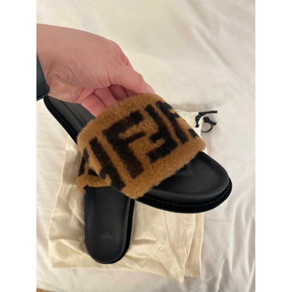 Fendi Shearling sandals - image 5