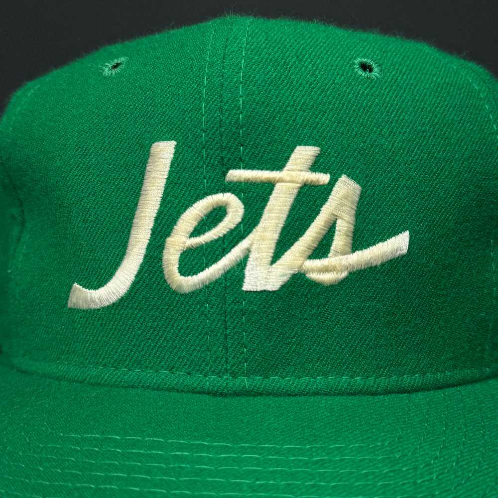 Vintage New York Jets Wool SS Cityless Script Sna… - image 2