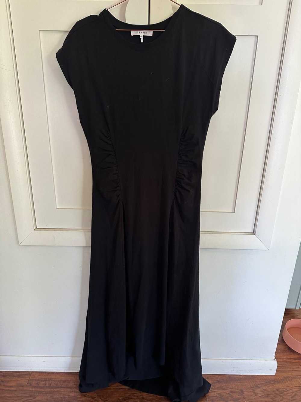 Frame short sleeve ruched side dress (M) | Used,… - image 1