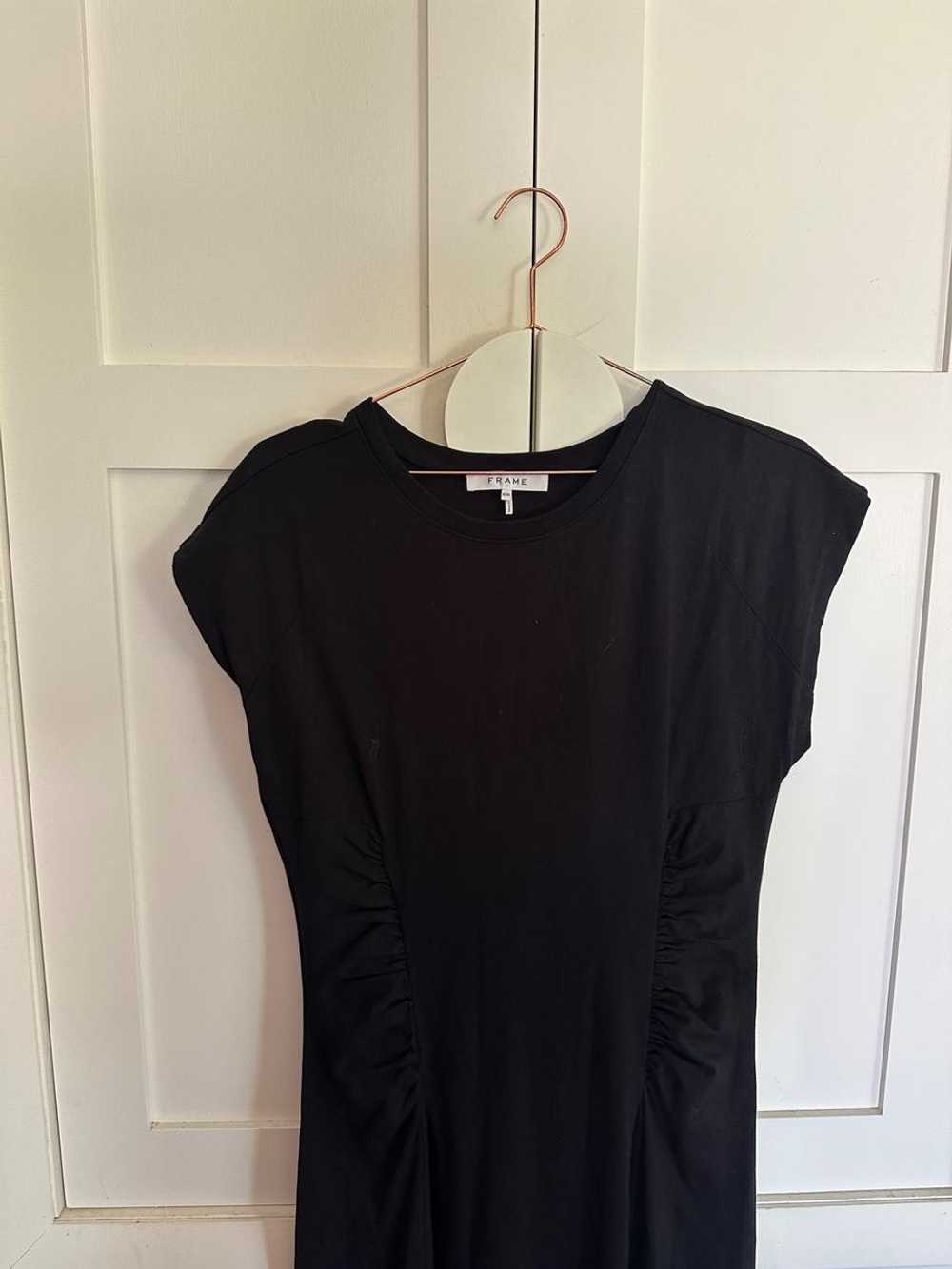 Frame short sleeve ruched side dress (M) | Used,… - image 2