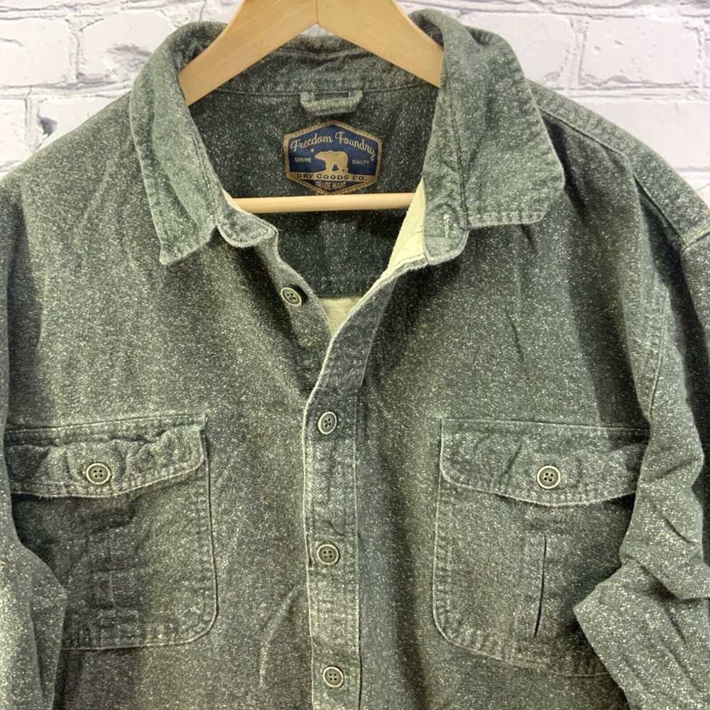 Vintage Freedom Foundry Flannel Shirt Mens Sz XXL… - image 2