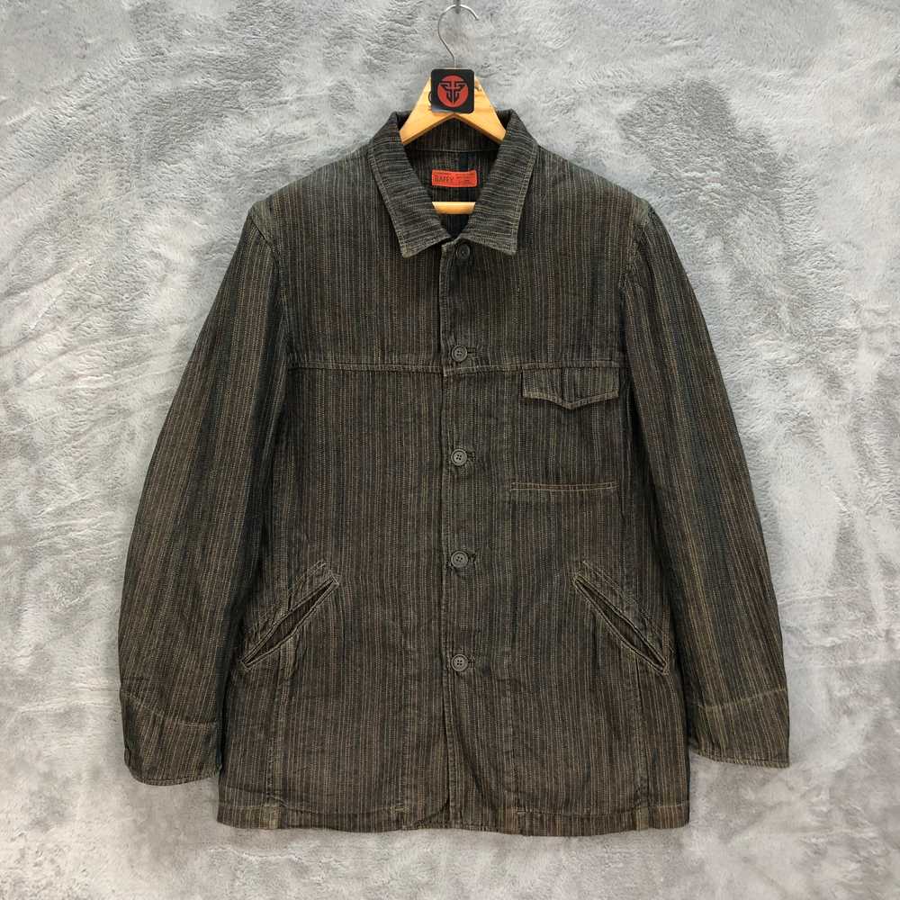 Rare - BAFFY HARD WEAR STRIPES COAT / CASUAL JACK… - image 1