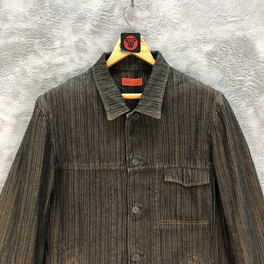 Rare - BAFFY HARD WEAR STRIPES COAT / CASUAL JACK… - image 2