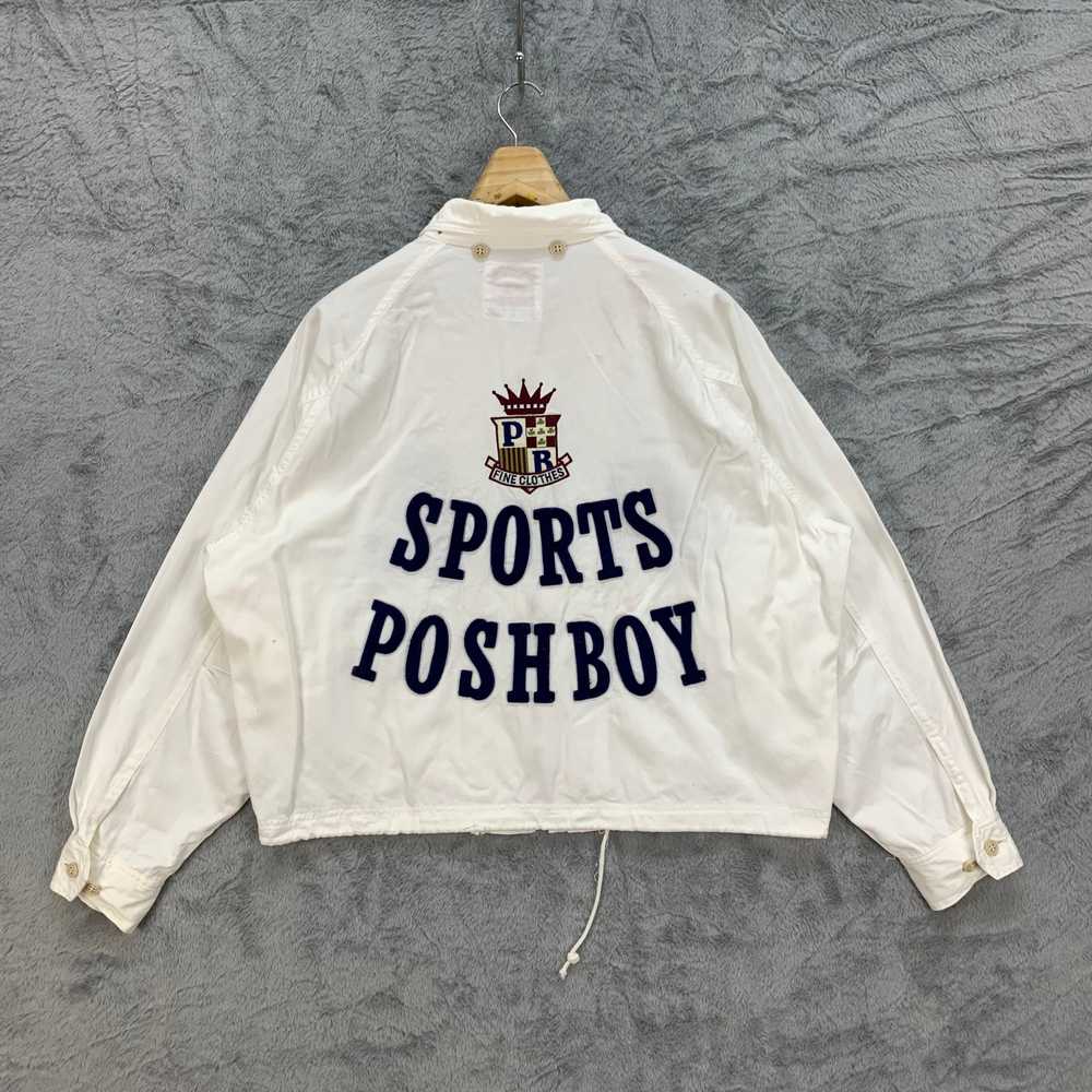 Vintage - POSH BOY SPORTS Big Logo Cropped Jacket… - image 11