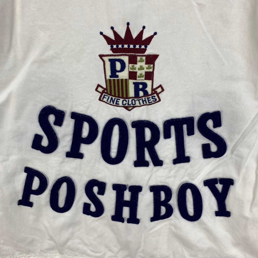 Vintage - POSH BOY SPORTS Big Logo Cropped Jacket… - image 12