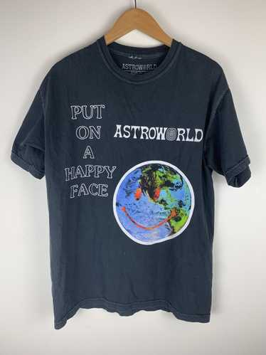 Travis Scott Astroworld Put On A Happy Face Tee - image 1