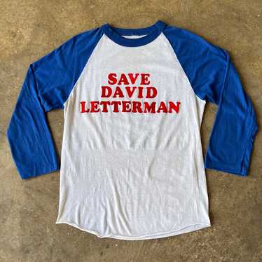 Save David Letterman Raglan - image 1