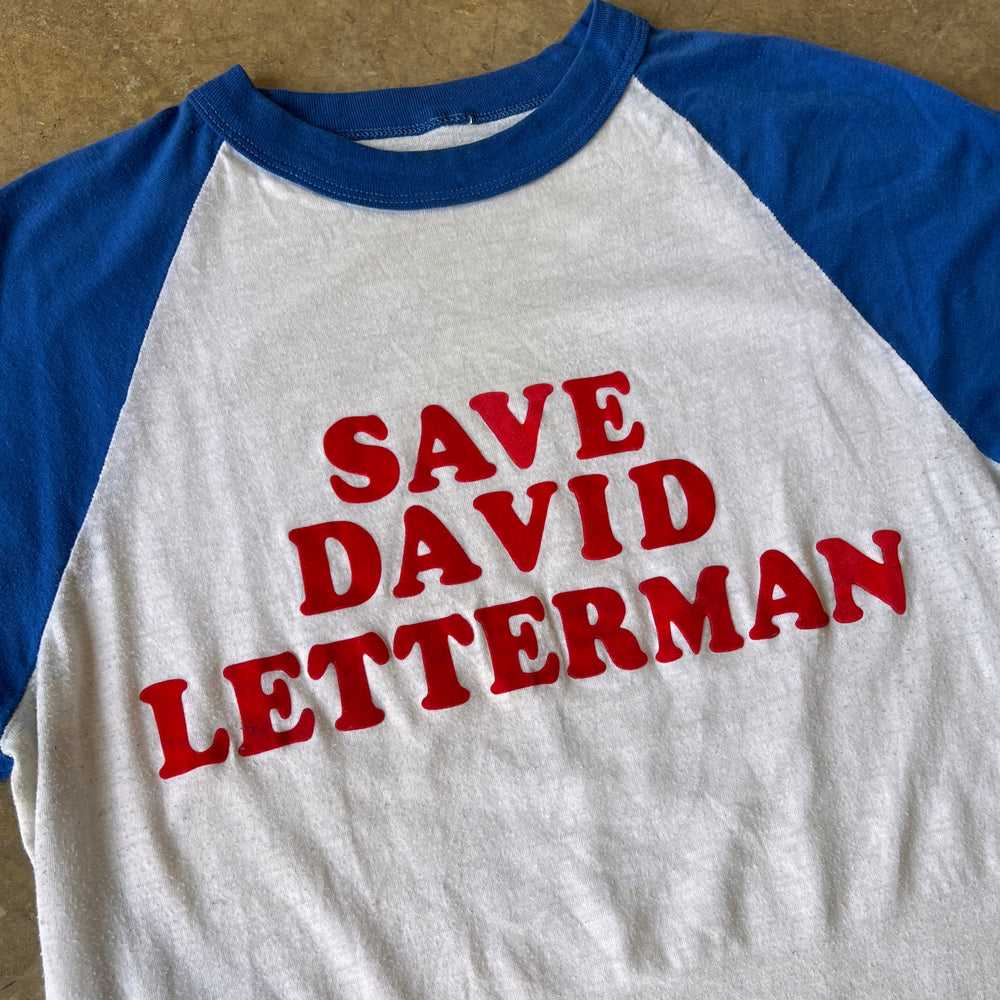 Save David Letterman Raglan - image 2