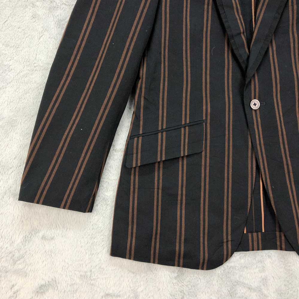 Designer - Kent & Curwen England Stripe Suit Jack… - image 4