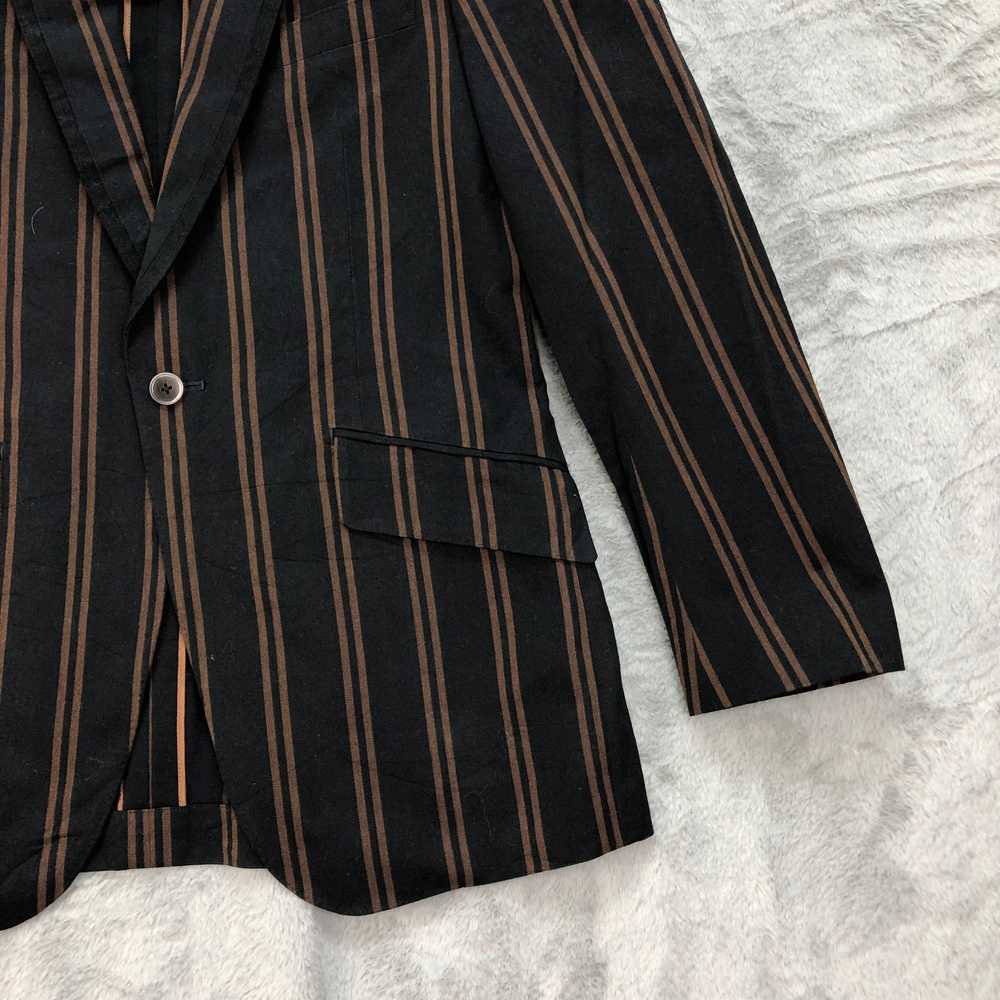 Designer - Kent & Curwen England Stripe Suit Jack… - image 5