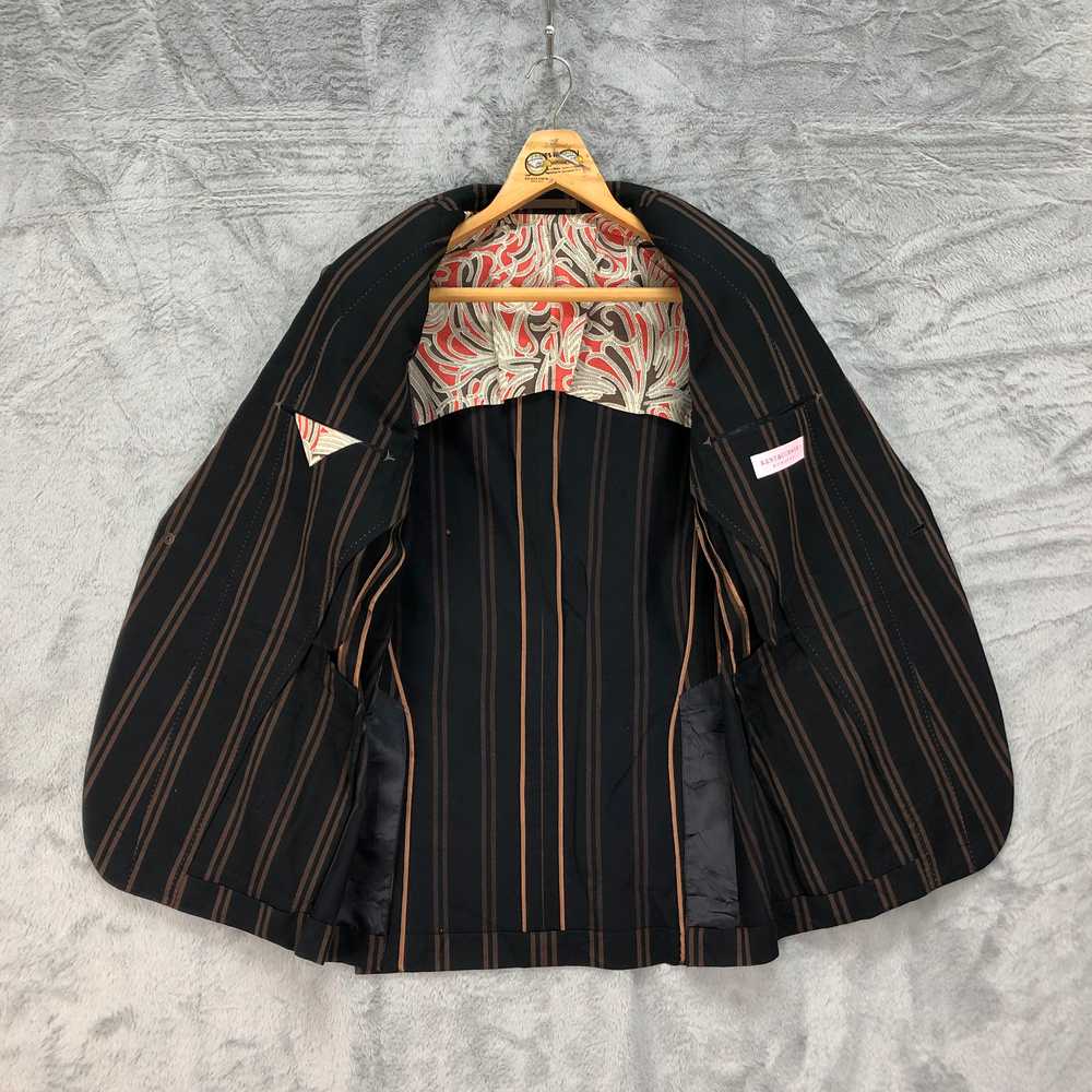Designer - Kent & Curwen England Stripe Suit Jack… - image 6