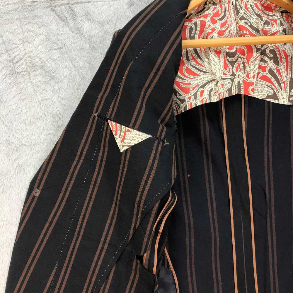 Designer - Kent & Curwen England Stripe Suit Jack… - image 7