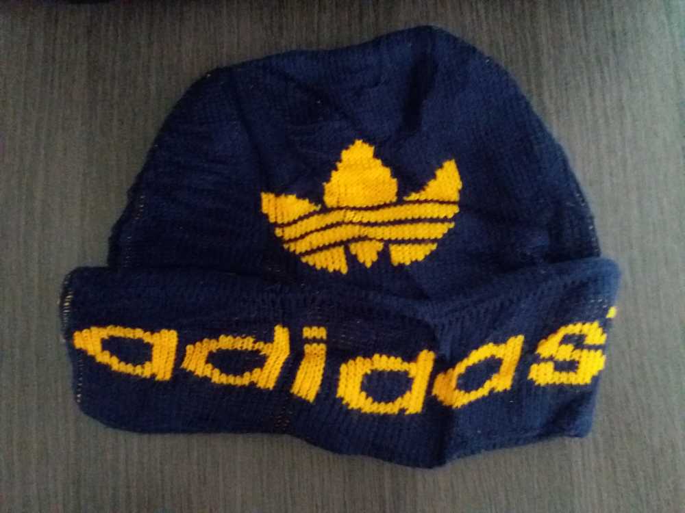 Vintage Adidas snowcap/ hats big logo design - image 1