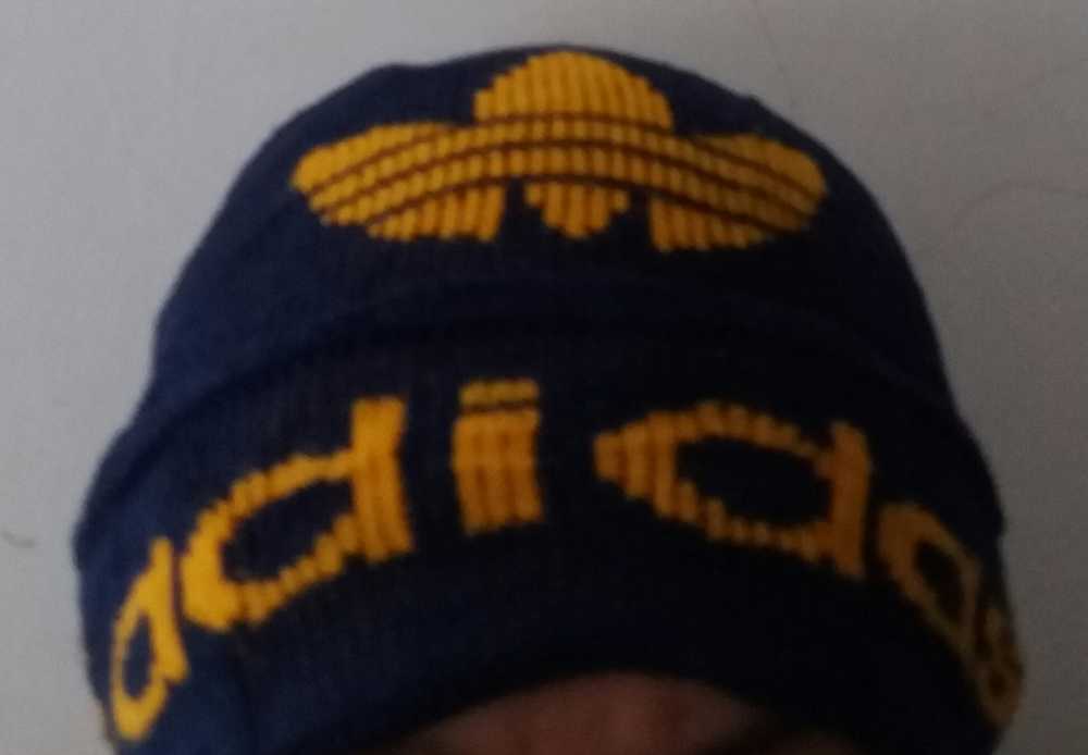 Vintage Adidas snowcap/ hats big logo design - image 3