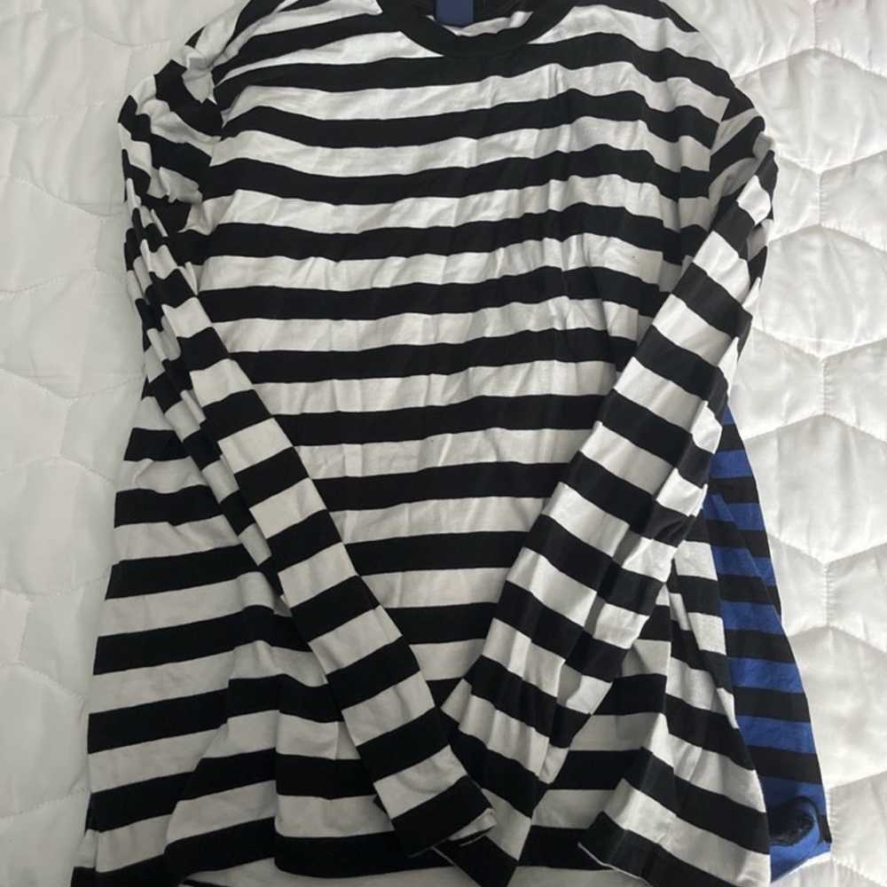 White striped long sleeve shirt - image 1