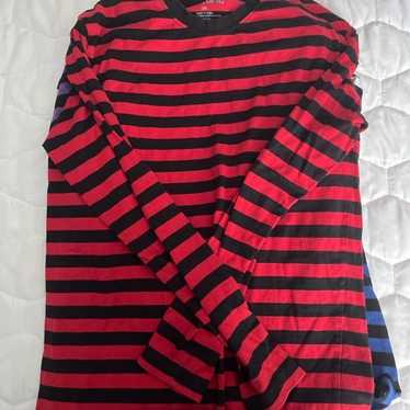Red striped long sleeve shirt - image 1
