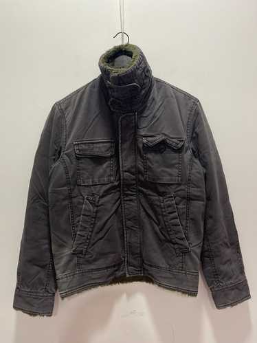 VINTAGE DIESEL LINED SHERPA MULTIPOCKET JACKET