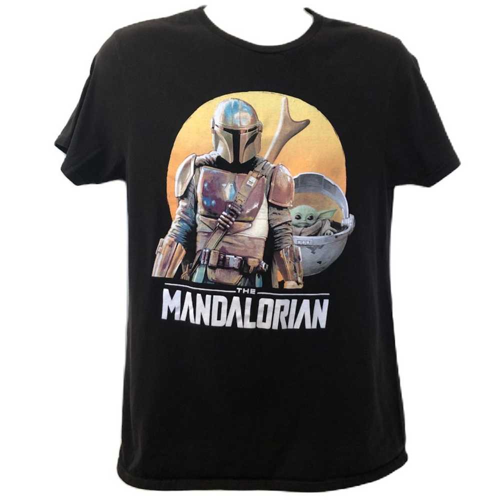 Star Wars The Mandalorian Graphic Men's Unisex Bl… - image 1