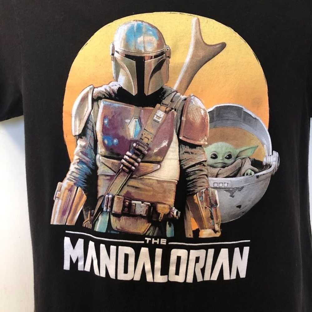 Star Wars The Mandalorian Graphic Men's Unisex Bl… - image 4