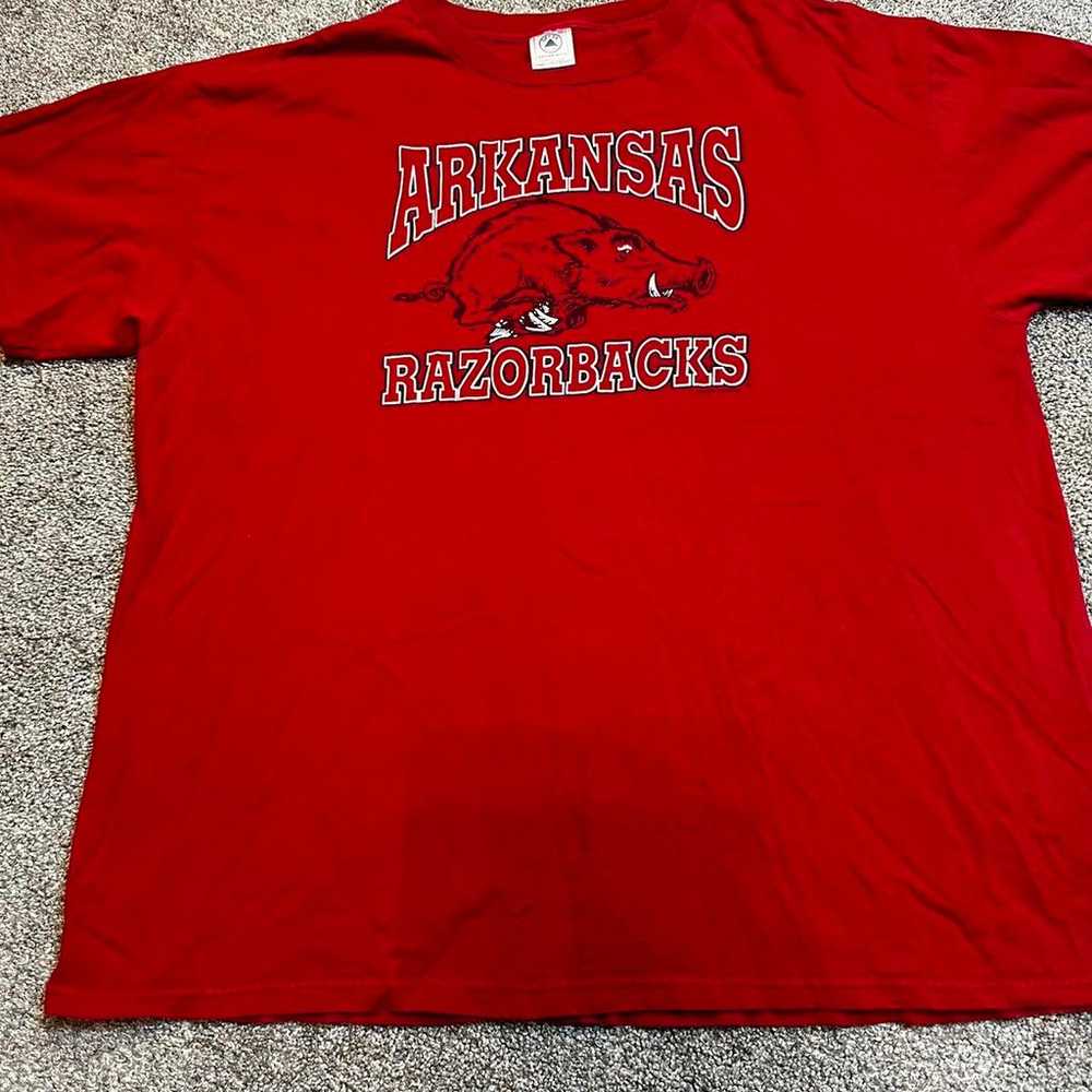 Vintage Arkansas Razorbacks Tshirt Size 2xl - image 1