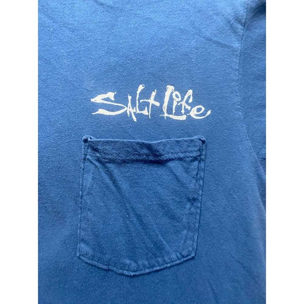 Salt Life Shirt Adult Medium Long Sleeve Amerishi… - image 4