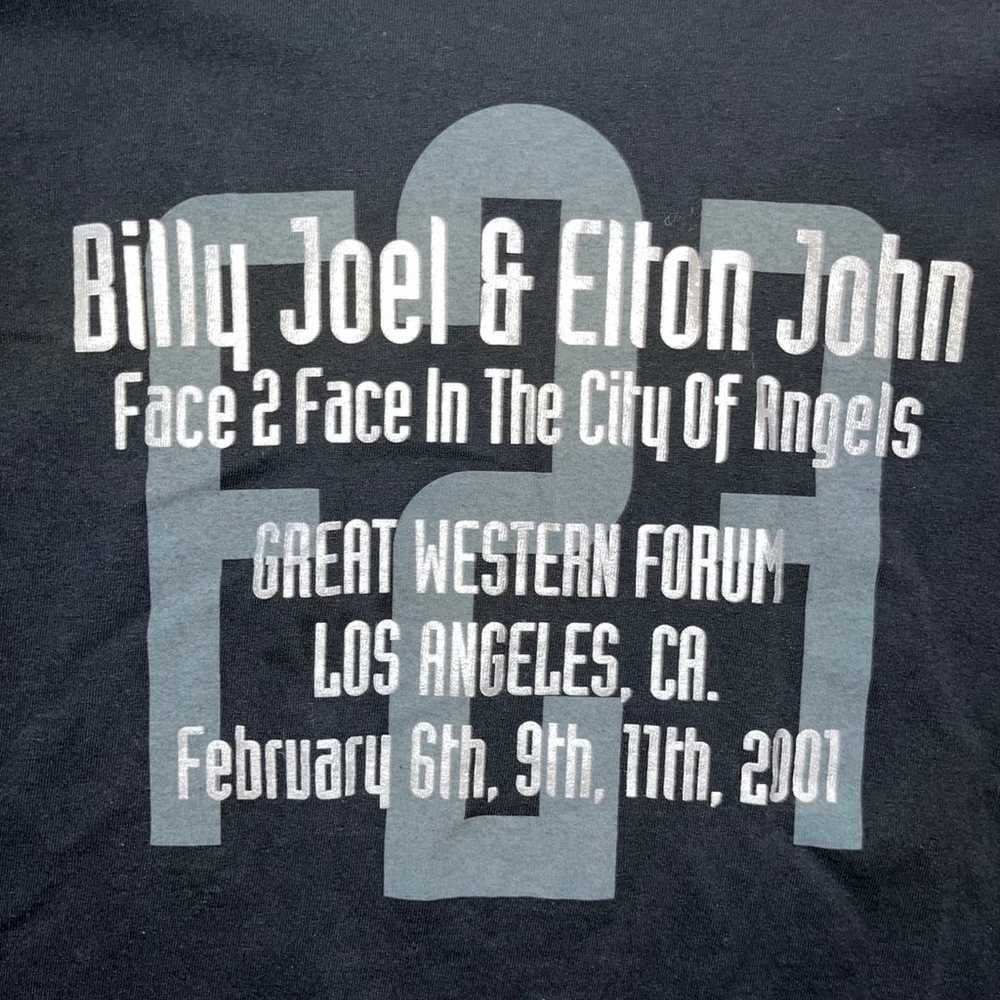 Billy Joel Elton John 2002 Face To Face Tour shir… - image 3