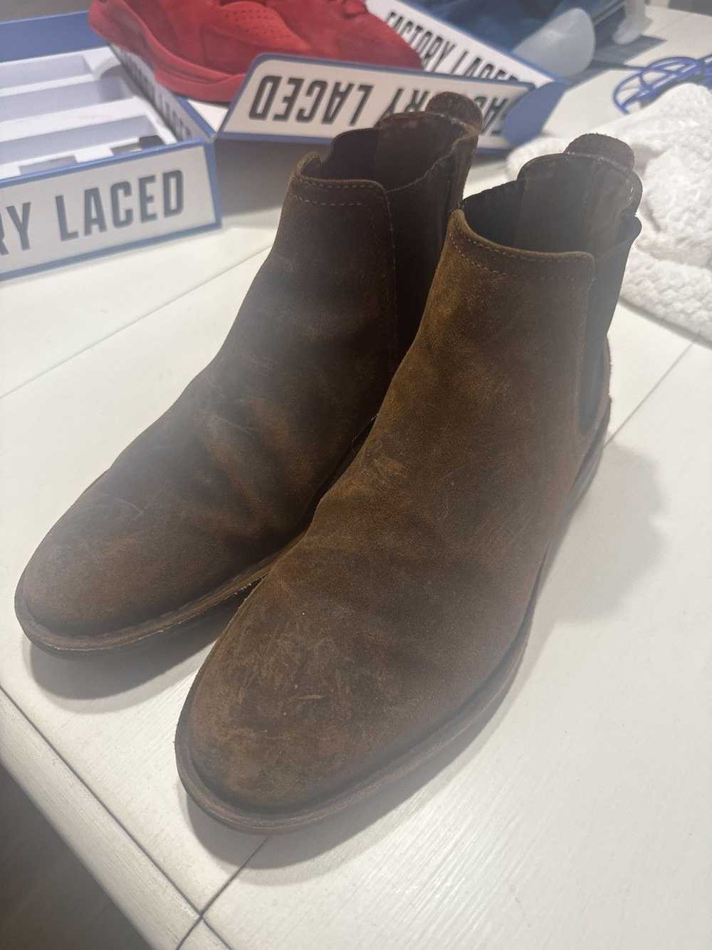 H.S. Trask Trash Brown Chelsea Boots - image 1