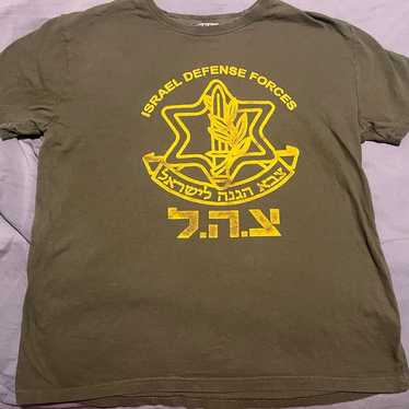 Vintage Israel Defense Forces Graphic T Shirt Men… - image 1