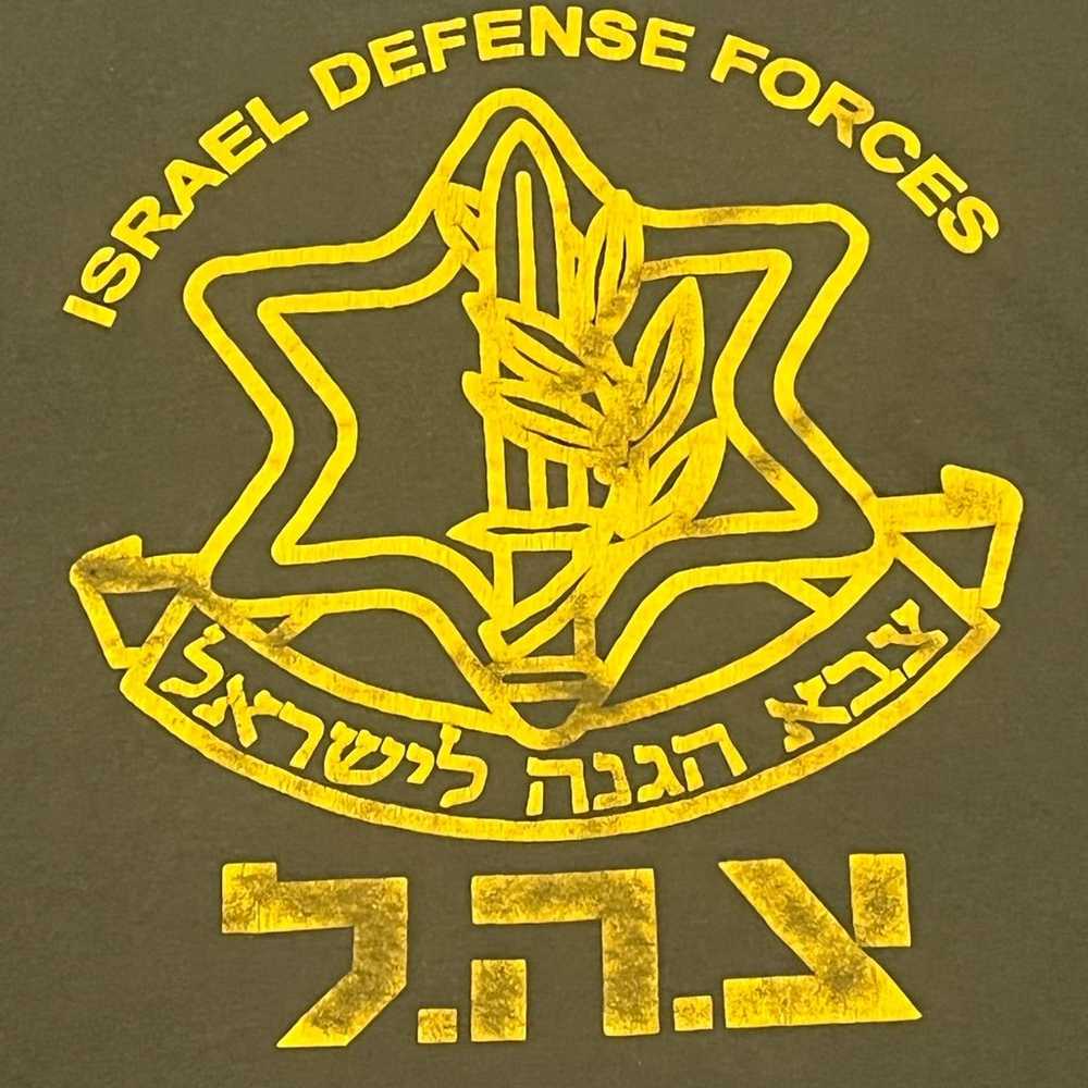 Vintage Israel Defense Forces Graphic T Shirt Men… - image 2