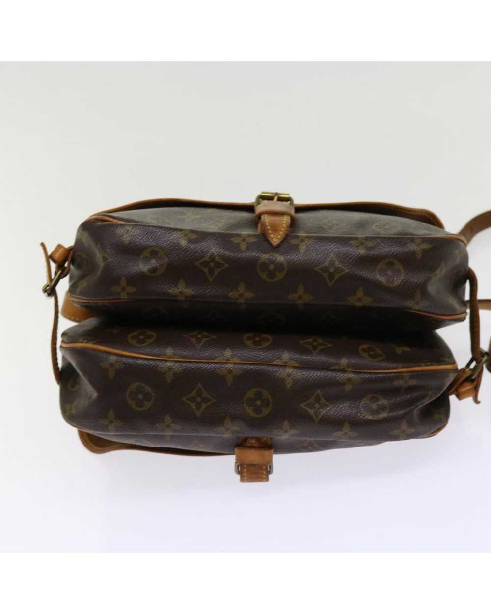 Louis Vuitton Vintage Brown Canvas Flap Shoulder … - image 10