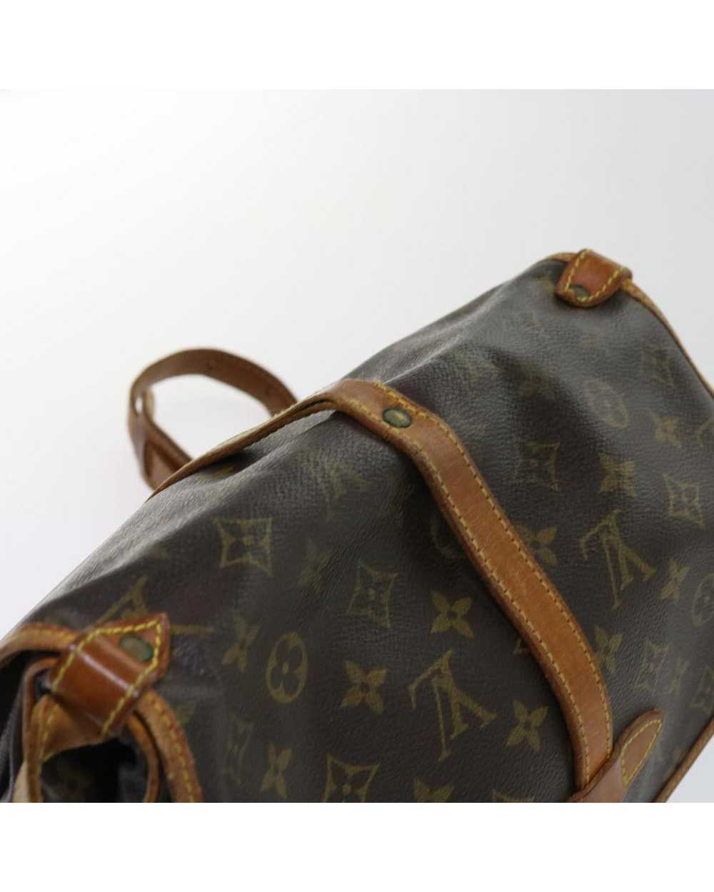 Louis Vuitton Vintage Brown Canvas Flap Shoulder … - image 6