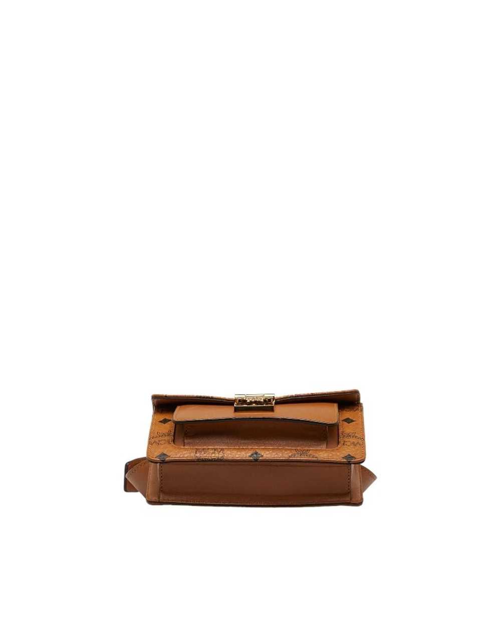 MCM Brown Leather Fanny Pack - image 4