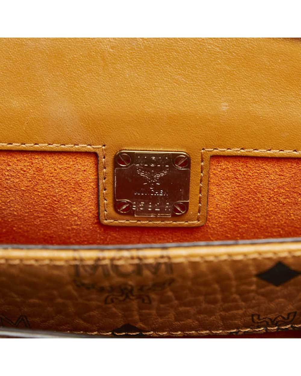 MCM Brown Leather Fanny Pack - image 6