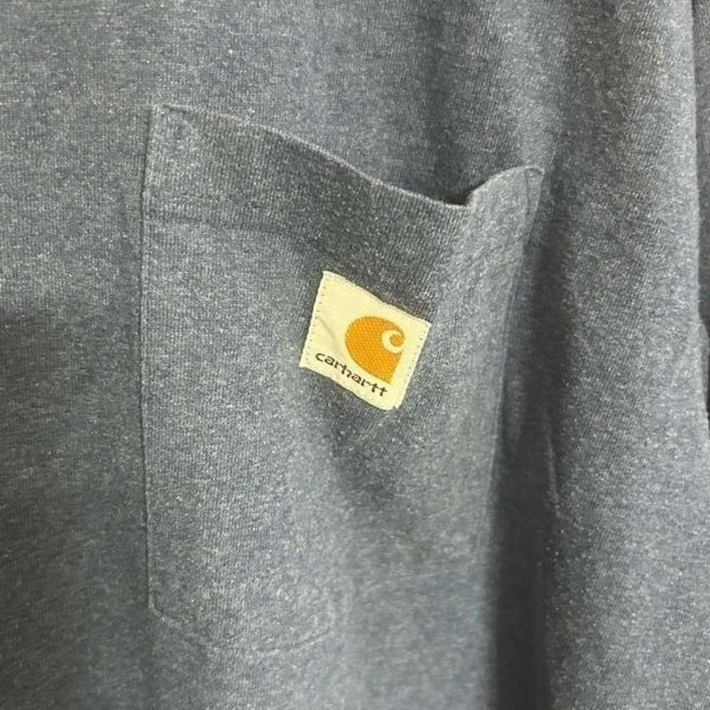 Carhartt 2XL Blue with Pocket Classic Fit T-Shirt - image 3