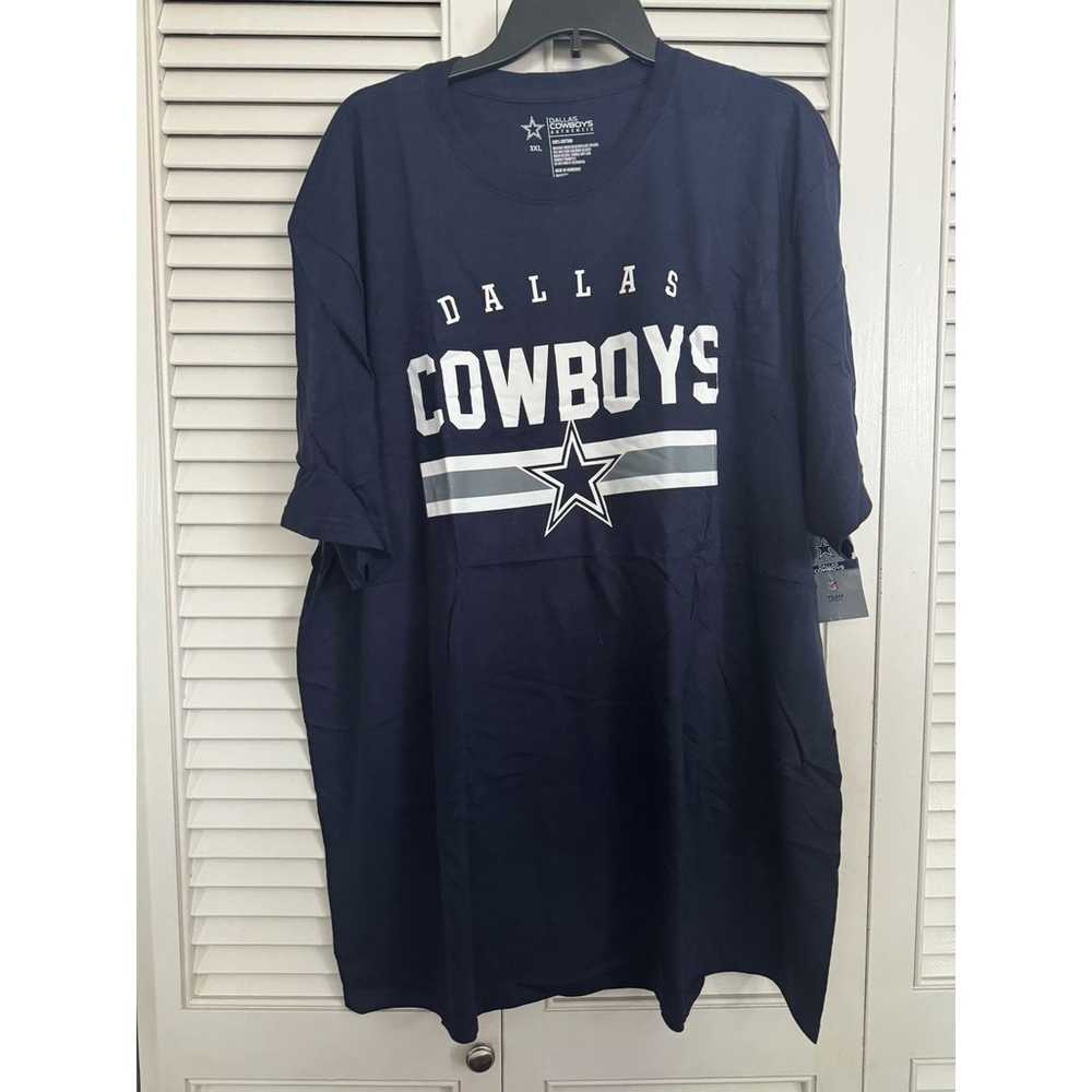 NWT NFL Dallas Cowboys Authentic Mercury Blue T-S… - image 1