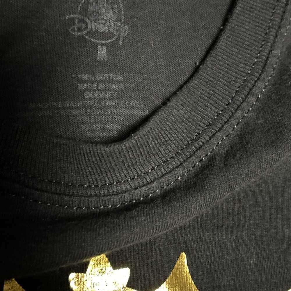 Adult Disney Shirt  Black Gold Hollywood Tower of… - image 3
