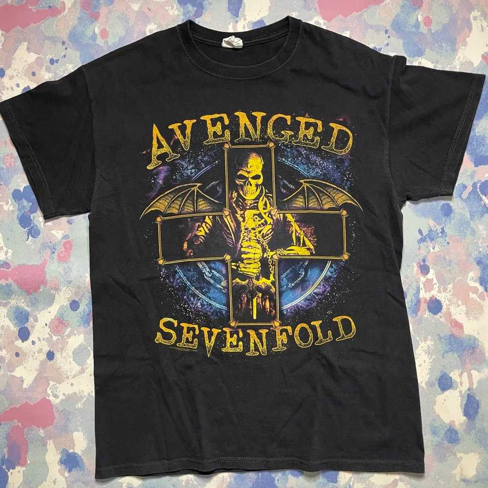 Avenged Sevenfold A7X 2013 Tour Shirt Men’s Size … - image 1