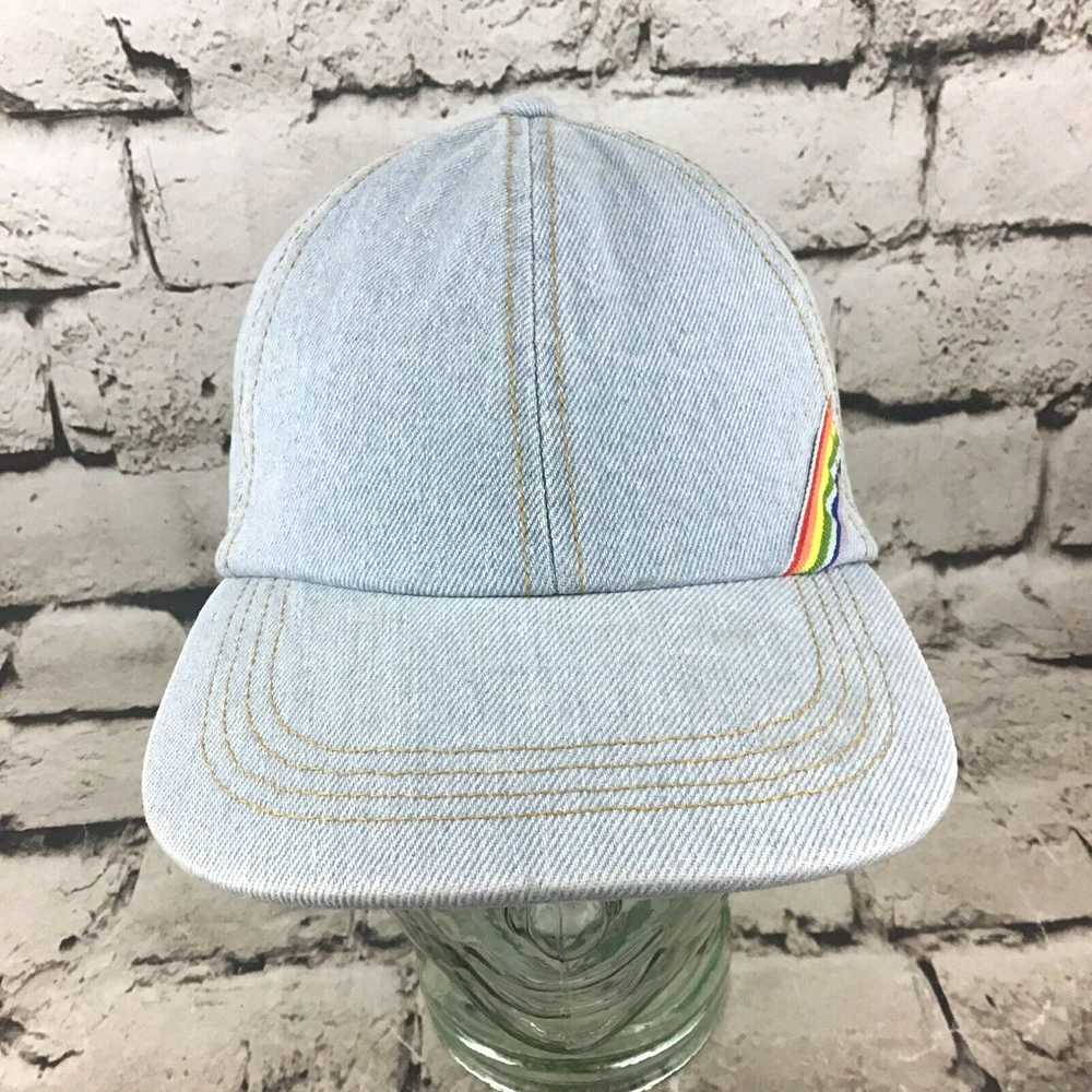 Rainbow SO Unisex OSFA Hat Light Denim Rainbow St… - image 2